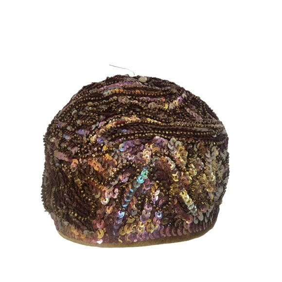 Fabulous Sequin Pinehurst 5th Ave NY Exclusive For Abraham and Straus 40s Hat - Picture 3 of 6